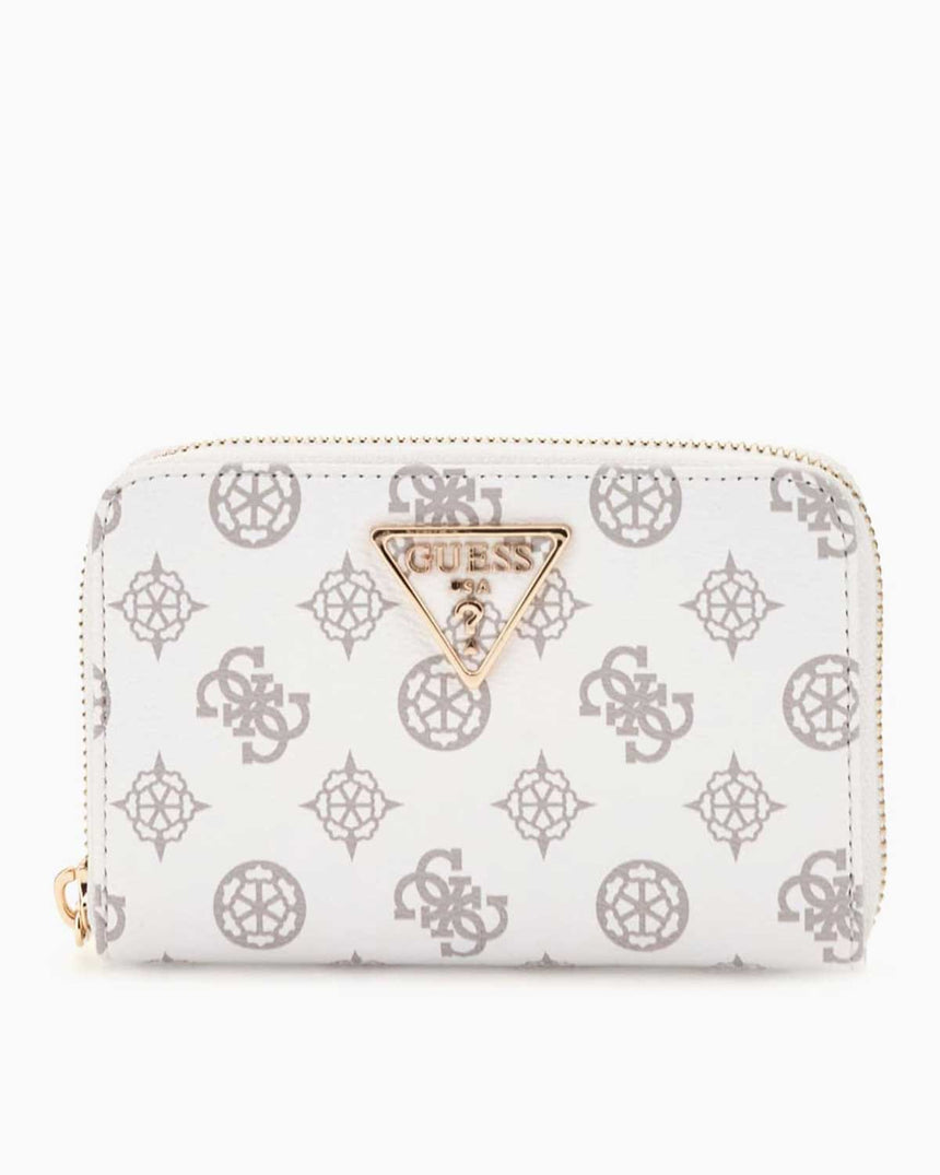 Guess Laurel Medium Logolu Cüzdan White Logo