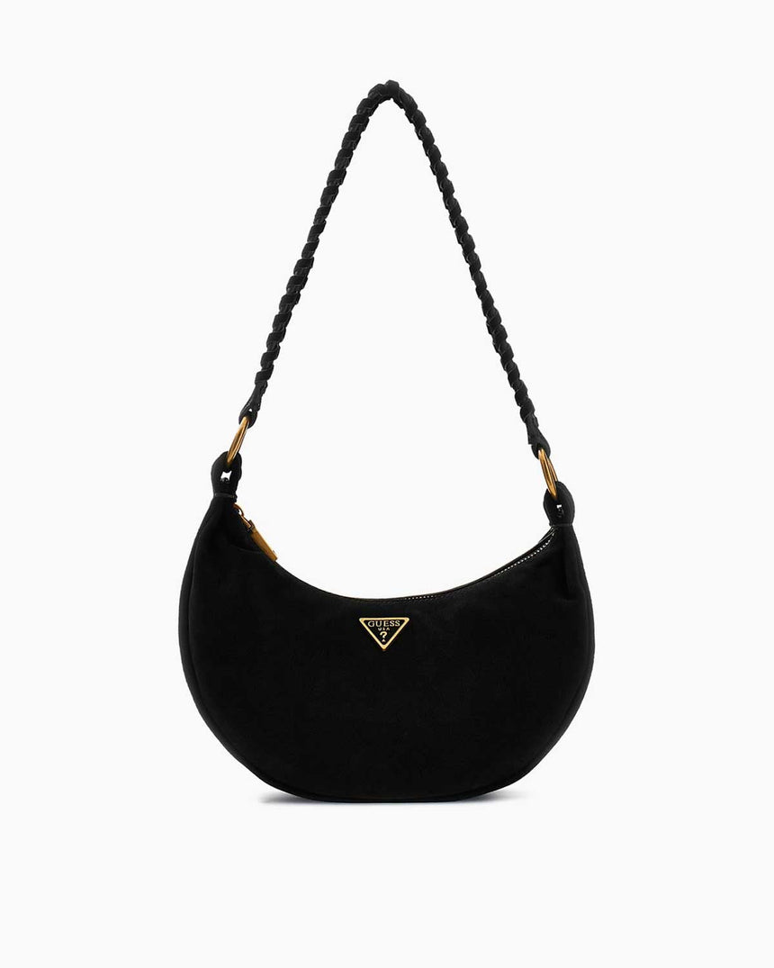 Guess Amita Hobo Kadın Deri Omuz Çantası Black