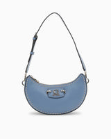 Guess Anadela Top Zip Logo Detaylı Omuz Çantası Slate