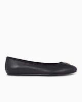 Tommy Hilfiger Leather Ballerina Casual Shoes Ayakkabı Black