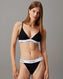 Calvin Klein Unlined Triangle Bralet Black