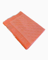 Guess Kefiah Textile Logolu Şal Coral