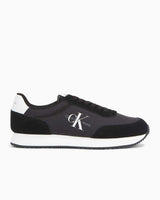 Calvin Klein Retro Runner Low Top Sneakers Black/Bright White