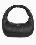 Tommy Hilfiger Pillow Mini Hobo Omuz Çantası Black