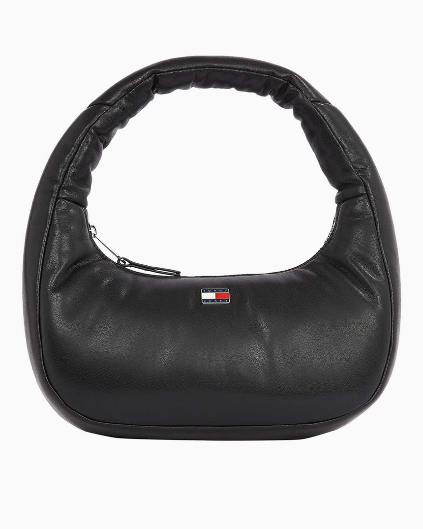 Tommy Hilfiger Pillow Mini Hobo Omuz Çantası Black