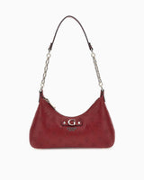 Guess Gerty Zincir Detaylı Omuz Çantası Claret