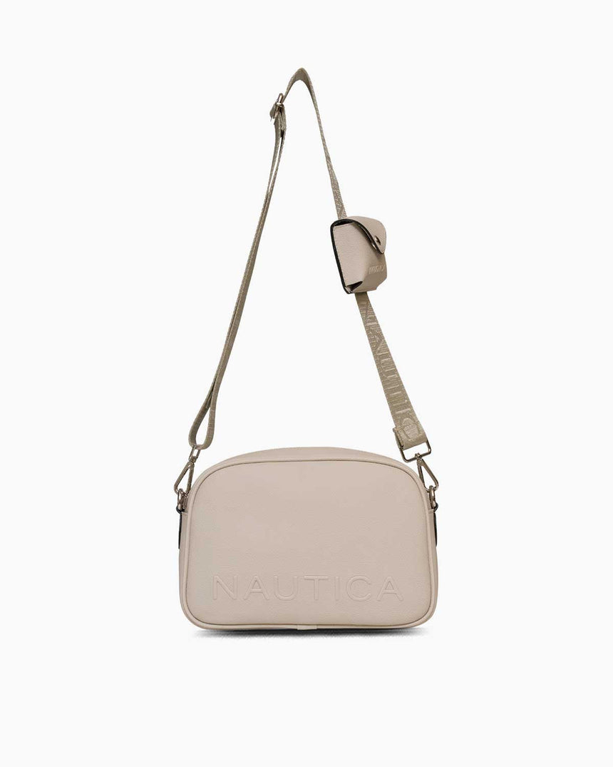 Nautica Mini Cüzdan Detaylı Çapraz Askılı Çanta Taş