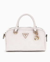 Guess Cresidia Small Satchel El Çantası Off White