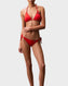 Calvin Klein String Side Tie Bikini Altı Flaming Chili