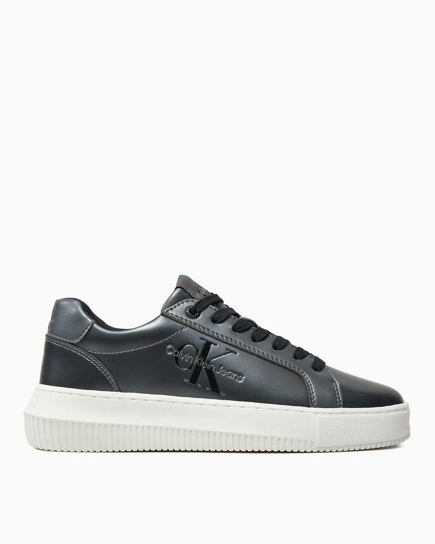 Calvin Klein Chunky Cupsole Lace Up Snekaers Black/White