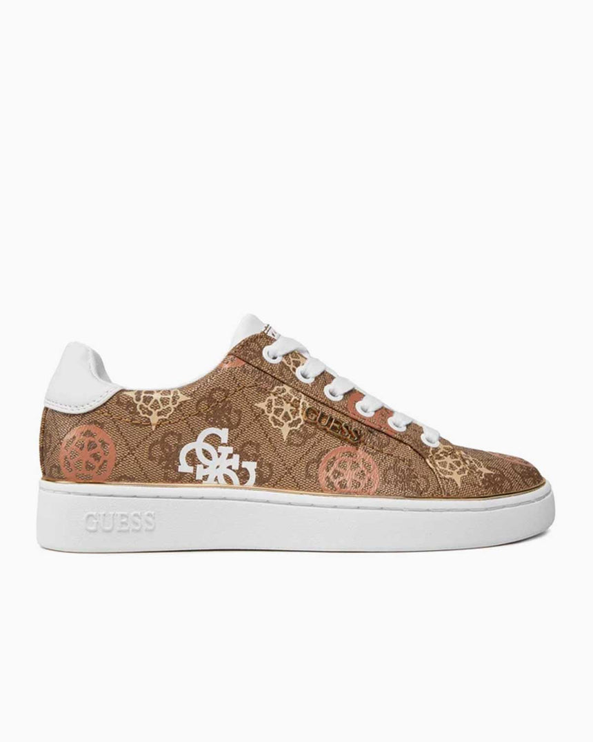 Guess Beckie Logolu Sneaker Multi Brown