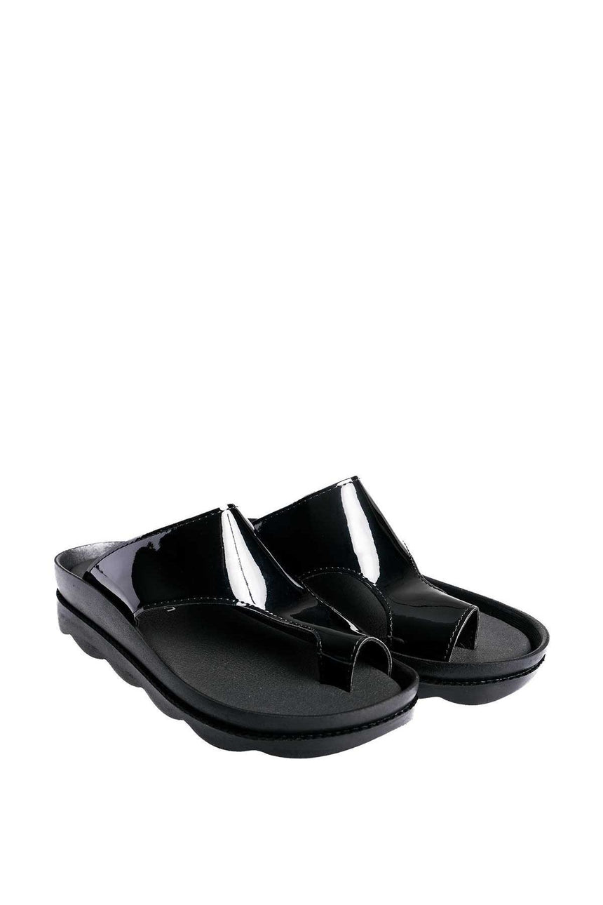 Pierre Cardin Kadın Terlik Rugan Siyah