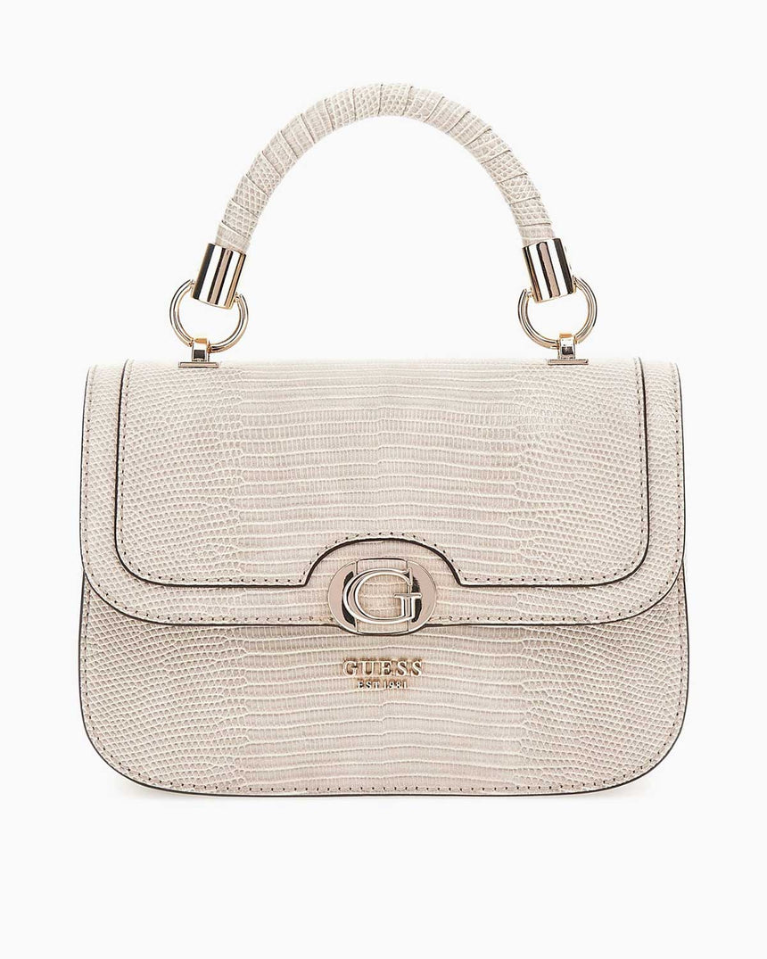 Guess Orlina Society Logo Kapaklı El Çantası Tau