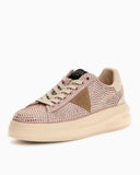 Guess Elbina Taşlı Kalın Taban Sneaker Pink
