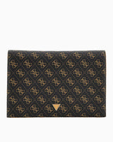 Guess Noreen Card Holder Portföy El Çantası Brown - Multi