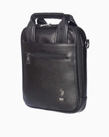 Us Polo Assn Önü Fermuarlı Çapraz Askılı Erkek Çantası Siyah