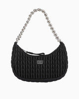 Tommy Hilfiger Iconic Quilted Omuz Çantası Black