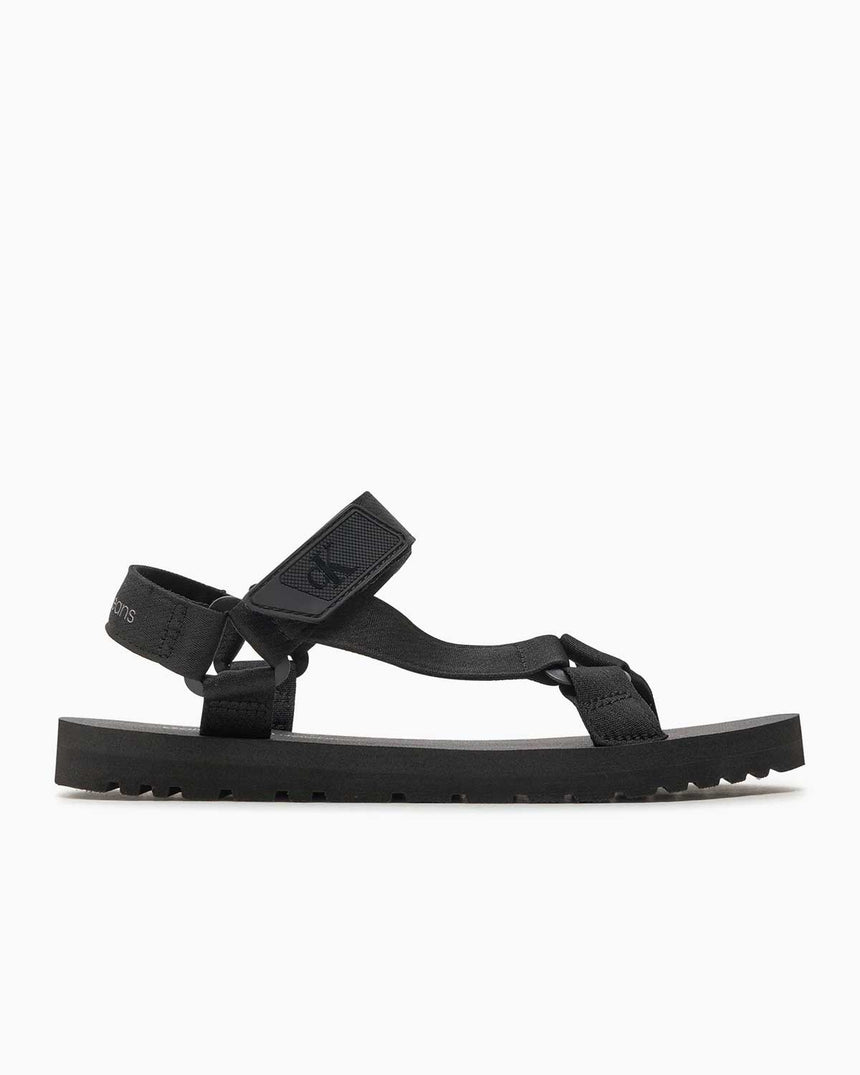 Calvin Klein Velcro Flat Sandalet Triple Black