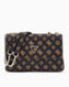 Guess Eco Erica Zincir Detaylı Omuz Çantası Mocha Logo