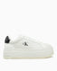 Calvin Klein Bold Flatform Lace Up Sneaker Bright White/Black