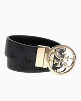 Guess Noelle Belts Kemer Coal Logo