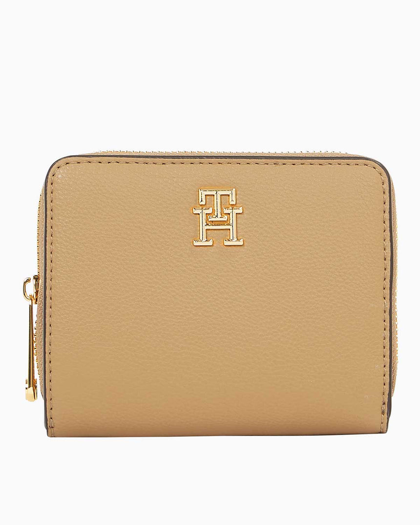 Tommy Hilfiger Soft Logotape Medium Cüzdan Safari Canvas