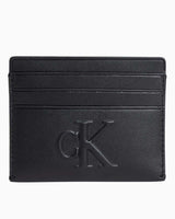 Calvin Klein Kabartmalı 6CC Kadın Kartlık Na Black