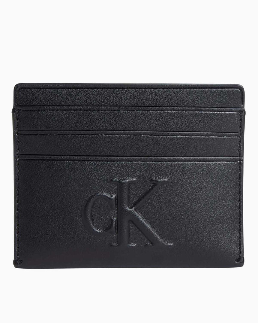 Calvin Klein Kabartmalı 6CC Kadın Kartlık Na Black