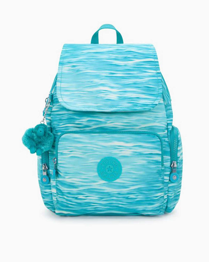 Kipling City Pack Zip Basic Sırt Çantası Aqua Pool