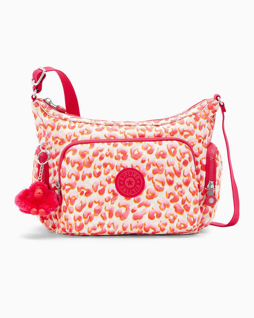 Kipling Gabbie S Basic Omuz Çantası Latin Cheetah