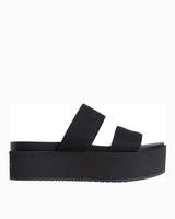 Calvin Klein Flatform Logolu Terlik Triple Black