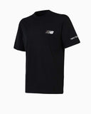 New Balance Lifestyle Kol Logo Detaylı Erkek T-shirt Siyah