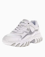 Guess Logolu Running Sneaker White - Silver