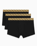 Guess Access Erkek 3'lü Boxer Paketi Jet Black A996