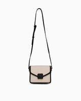 Nautica Logolu Omuz Çantası Bej - Siyah