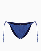 Guess String Brief İpli Bikini Altı Blue Denim Aop