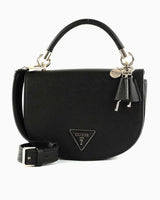 Guess Saddle Mini Aksesuarlı El Çantası Black