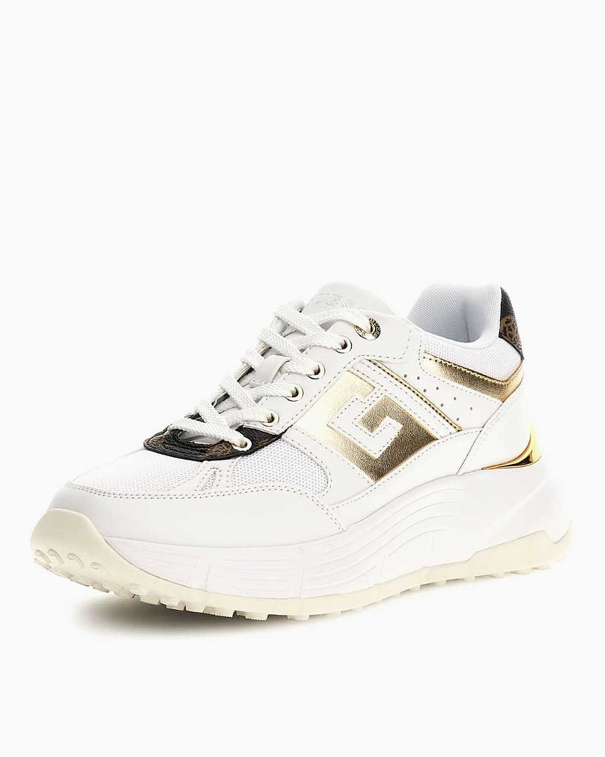 Guess Fonzi Kadın Sneaker White Brown