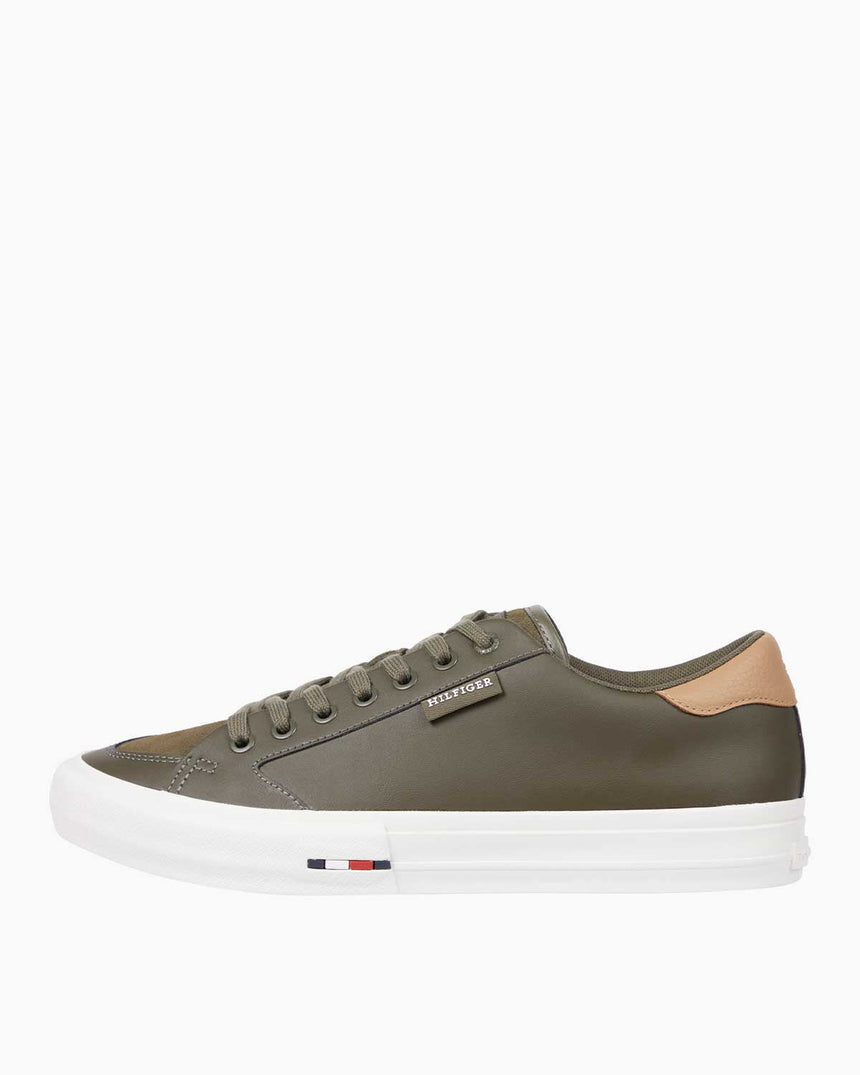 Tommy Hilfiger Street Low Top Süet Sneaker Army Green