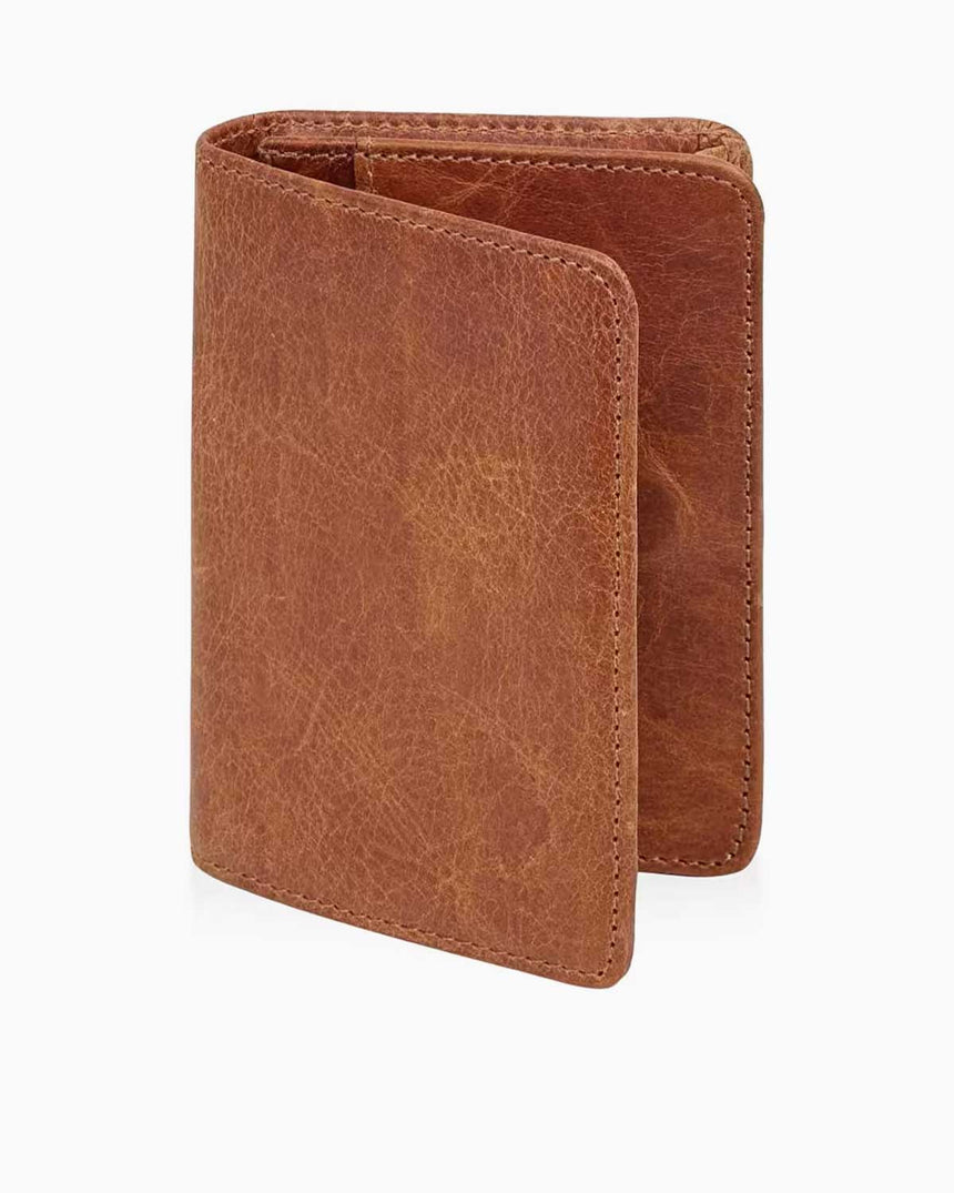 Us Polo Assn Dikey Süet Erkek Cüzdanı Taba