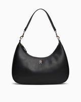 Tommy Hilfiger Kadın Refined Hobo El Çantası Black