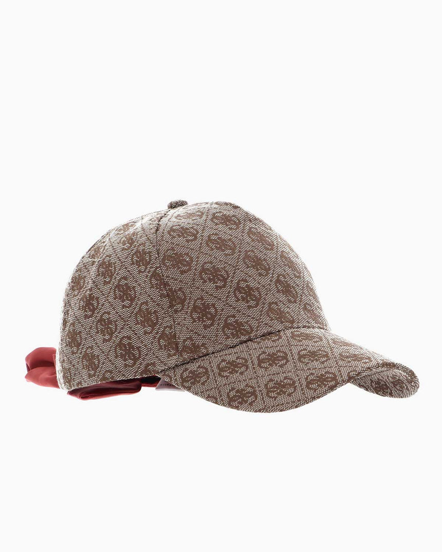 Guess Monogram Baseball Şapka Rust