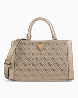 Guess Satchel Small El Çantası Latte Logo