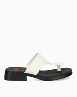 Camper Tws Parmak Arası Deri Terlik Beyaz