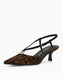 Guess Desie2 Kadın Baskılı Topuklu Ayakkabı Leopard