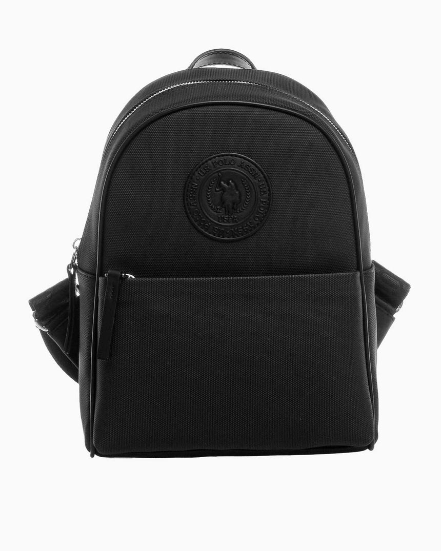 Us Polo Assn Fermuar Detaylı Sırt Çantası Siyah