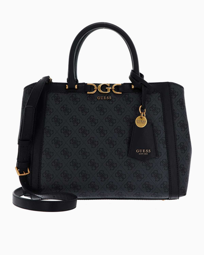 Guess Triple Logolu El Çantası Coal Logo