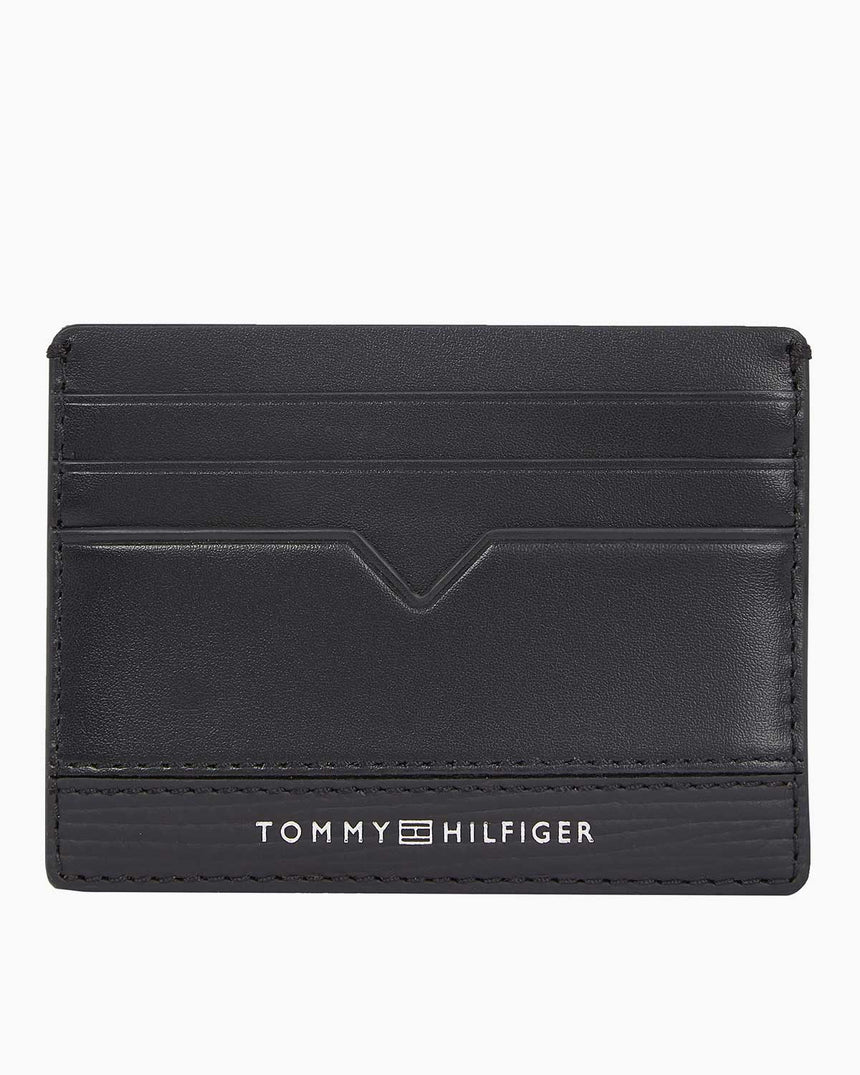 Tommy Hilfiger Business Logo Yazılı Kartlık Black