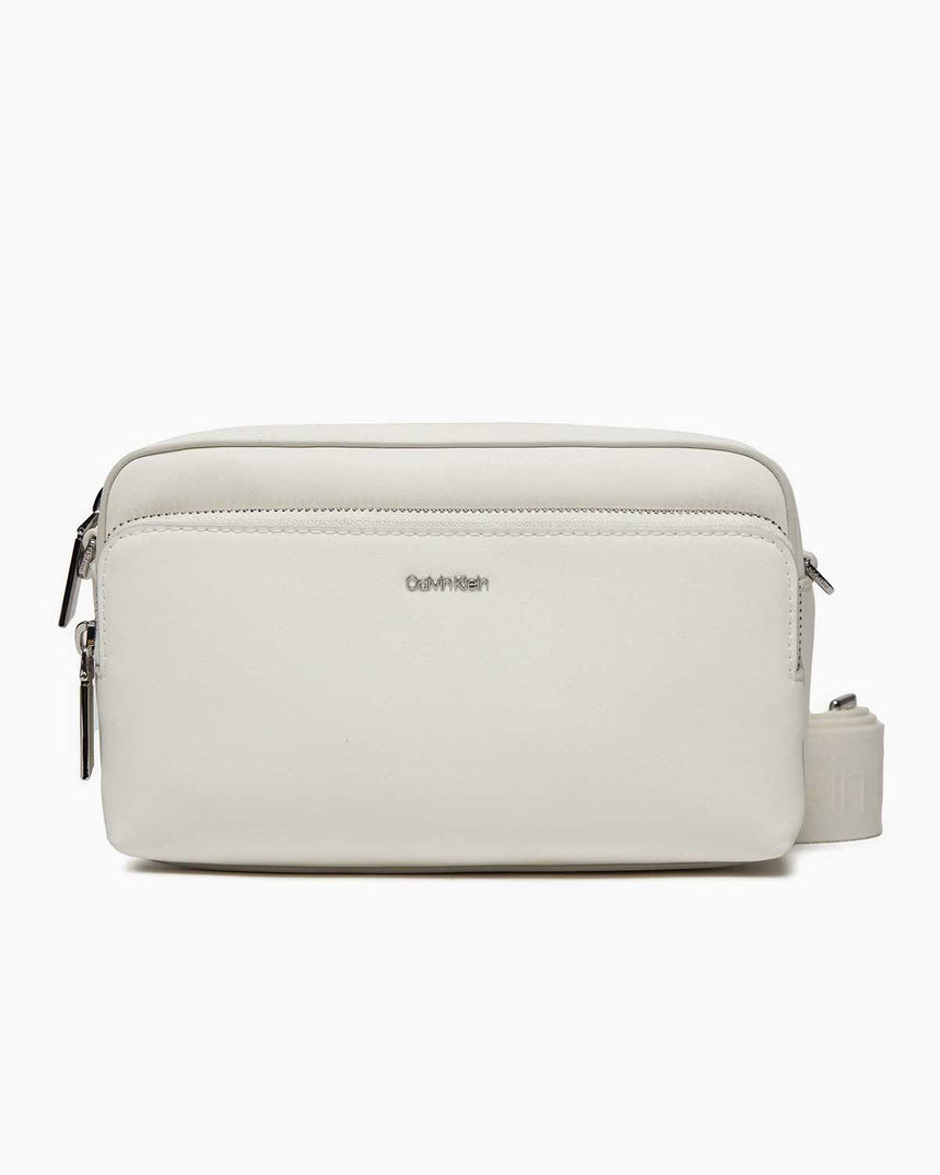 Calvin Klein Monogram Detaylı Camera Bag Bright White