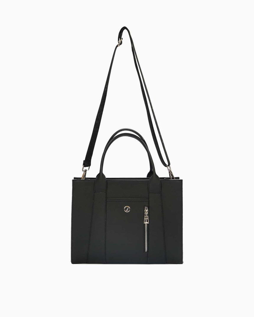 Nautica Uzun Askılı Detaylı Omuz Çantası Siyah
